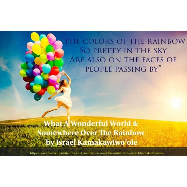 Significado de Somewhere Over the Rainbow por Israel Kamakawiwo'ole
